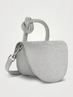Pretzel Glitter Top Handle Bag