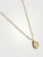 Menottes R10 18K Gold Chain Necklace With Diamond