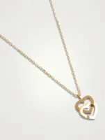 Double Cœurs R10 18K Gold Necklace