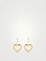 Double Cœurs 18K Gold Mono Earring