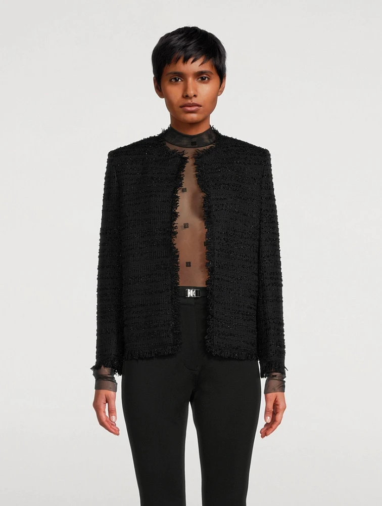 Lurex Tweed Jacket