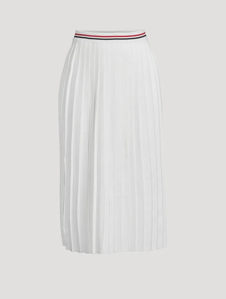 Pleated Midi Skirt