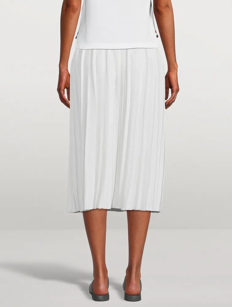 Pleated Midi Skirt