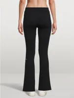 High-Waist Flutter Leggings