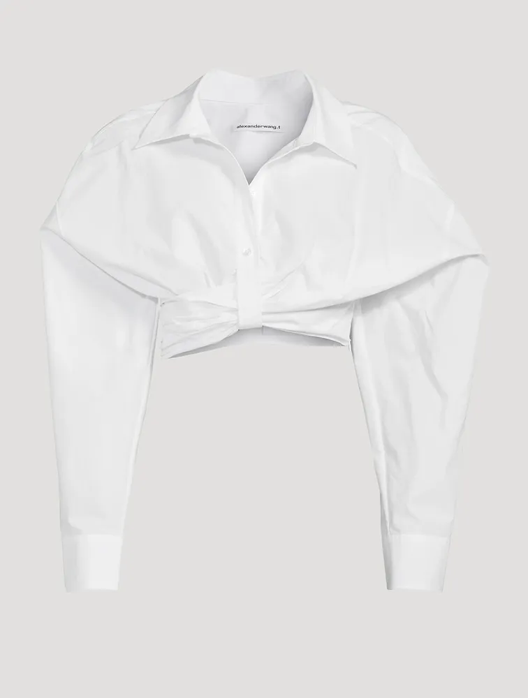 Cropped Compact Cotton Shirt