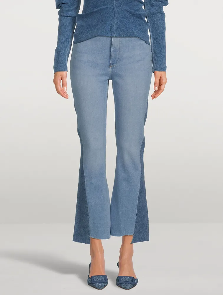 Bridget High-Rise Bootcut Crop Jeans