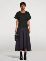 Belted T-Shirt Midi Dress