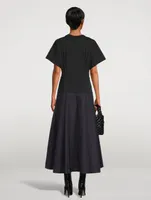 Belted T-Shirt Midi Dress