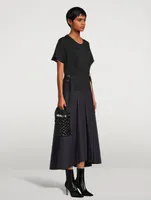 Belted T-Shirt Midi Dress