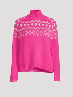Nina Cashmere Turtleneck Sweater