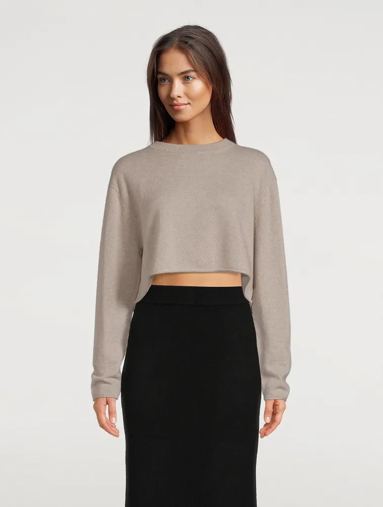 Chloe Cashmere Cropped Sweater