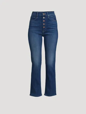The Pixie Rider Ankle Straight Jeans