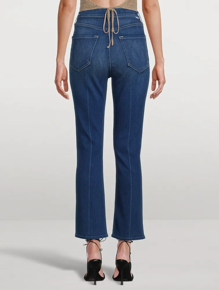 MOTHER The Pixie Rider Ankle Straight Jeans