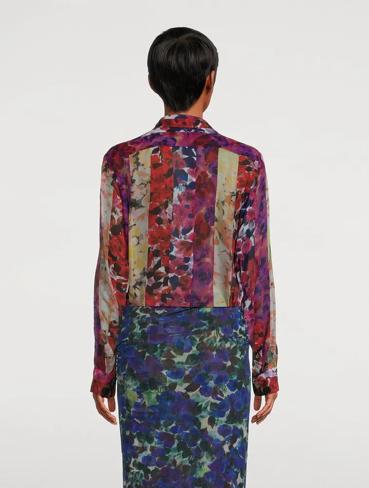 Celinda Shirt Patchwork Floral Print