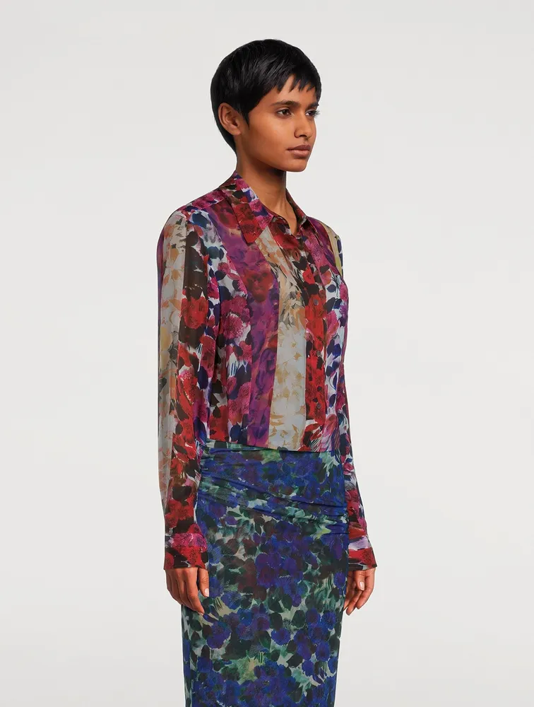 Celinda Shirt Patchwork Floral Print