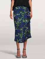 Sina Ruffled Skirt Floral Print