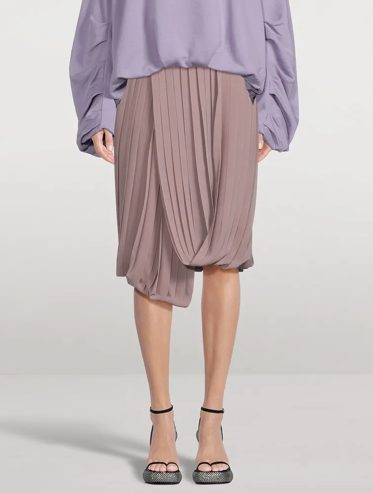 Sagan Pleated Midi Skirt