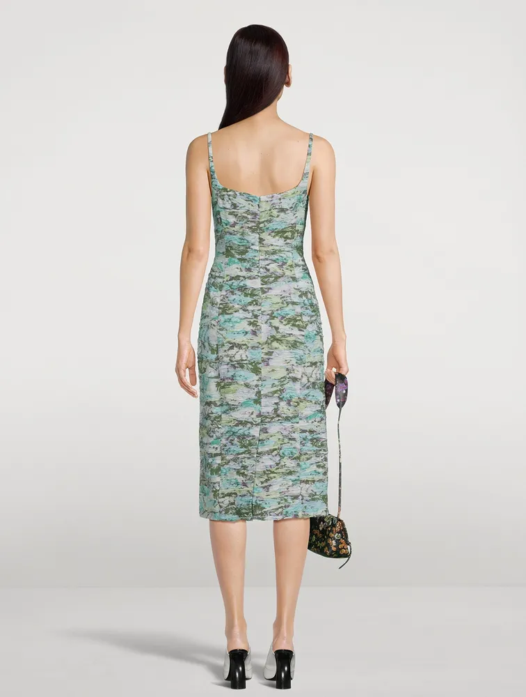 Deban Printed Midi Dress