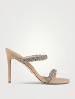 Addison Braided Suede Mules