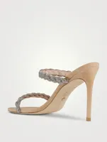 Addison Braided Suede Mules