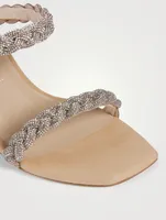 Addison Braided Suede Mules
