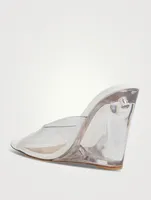 Tia Lucite Wedge Mules