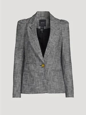 Box-Pleat Blazer