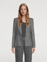 Box-Pleat Blazer