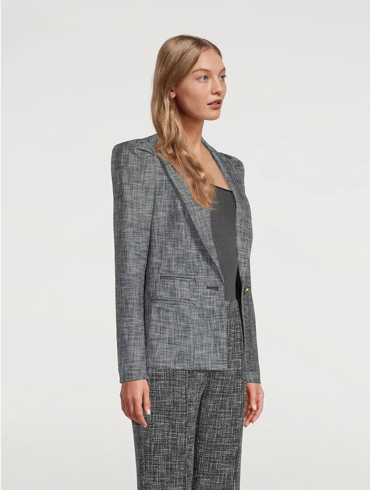 Box-Pleat Blazer