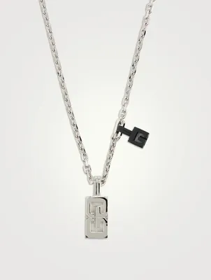 G Cube Pendant Necklace