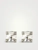 4G Claw Crystal Stud Earrings