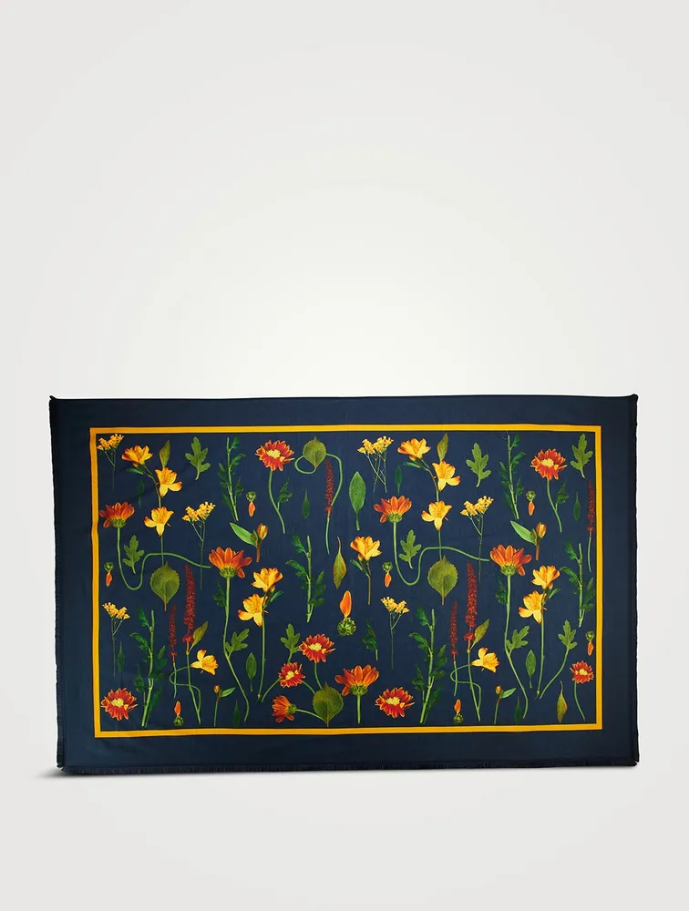 Orquídea Pareo In Floral Print