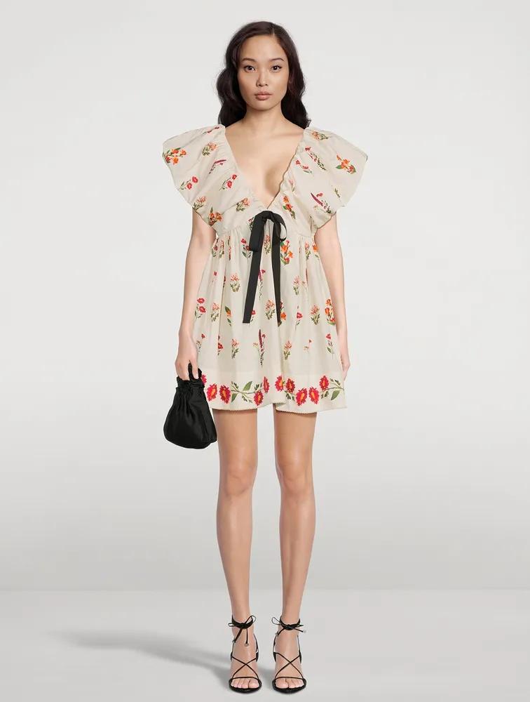 Horizonte Mini Dress Floral Print