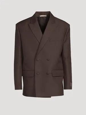Technical Double-Breasted Jacket
