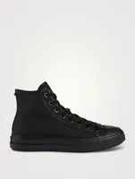 Totaloop Nylon And Leather High-Top Sneakers