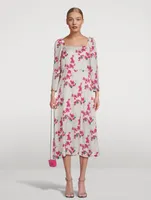 Elonor Midi Dress Floral Print