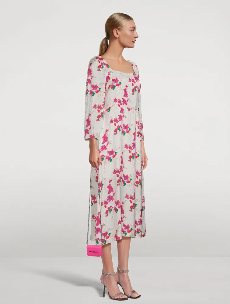 Elonor Midi Dress Floral Print