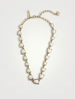 Tulip Faux Pearl Necklace