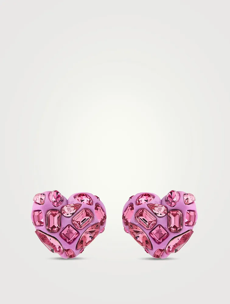 Nougatine Heart Earrings