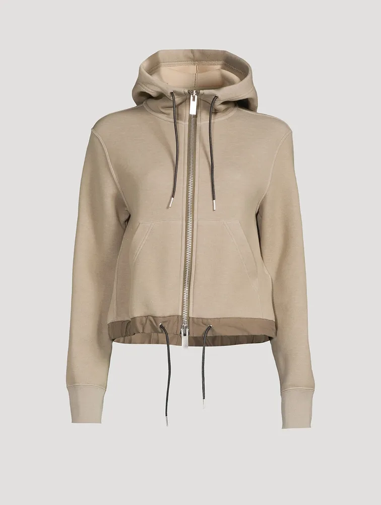 Cotton-Blend Jersey Hoodie