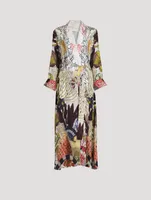 Nico Long Printed Robe