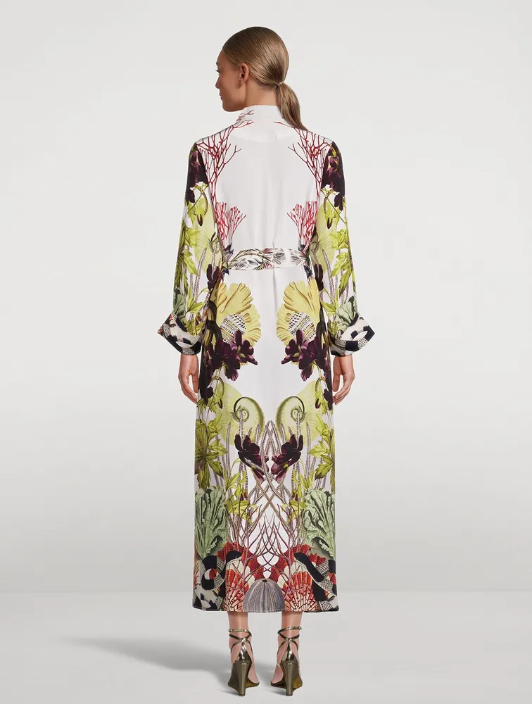 Nico Long Printed Robe