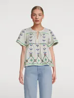 Kimber Embroidered Blouse