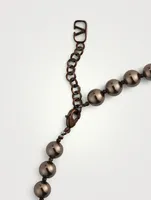 VLOGO Faux Pearl Necklace