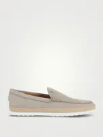 Nubuck Slip-On Espadrille Shoes