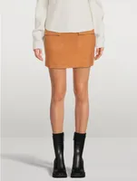 Veria Suede Mini Skirt