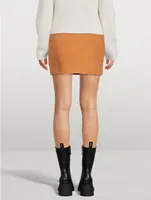 Veria Suede Mini Skirt