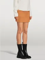 Veria Suede Mini Skirt