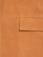 Veria Suede Mini Skirt