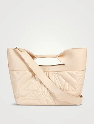 Small The Bow Quilted Leather Tote Bag